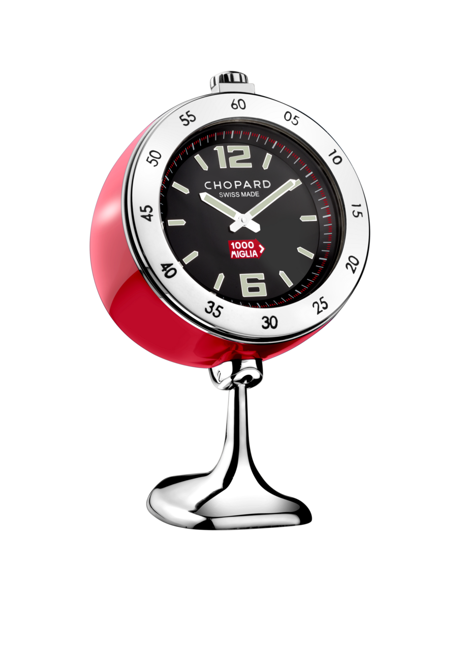 Chopard's Red Vintage Racing Table Clock