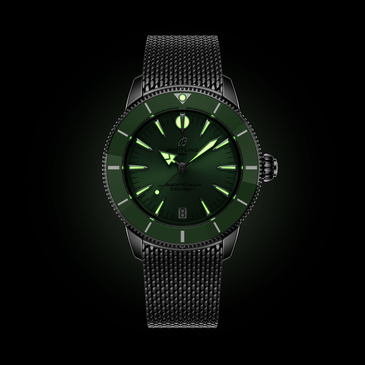 Breitling's Superocean Heritage Automatic 36 with Green Dial