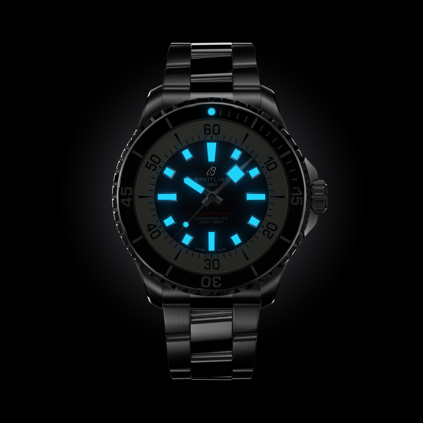 Breitling's Superocean Automatic 44 with Navy Blue Dial