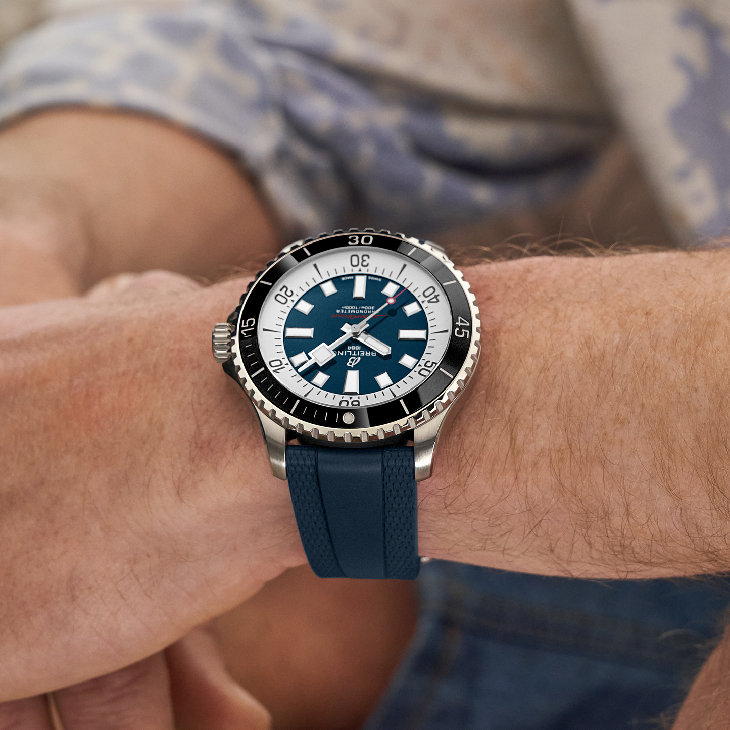 Breitling's Superocean Automatic 44 with Navy Blue Dial