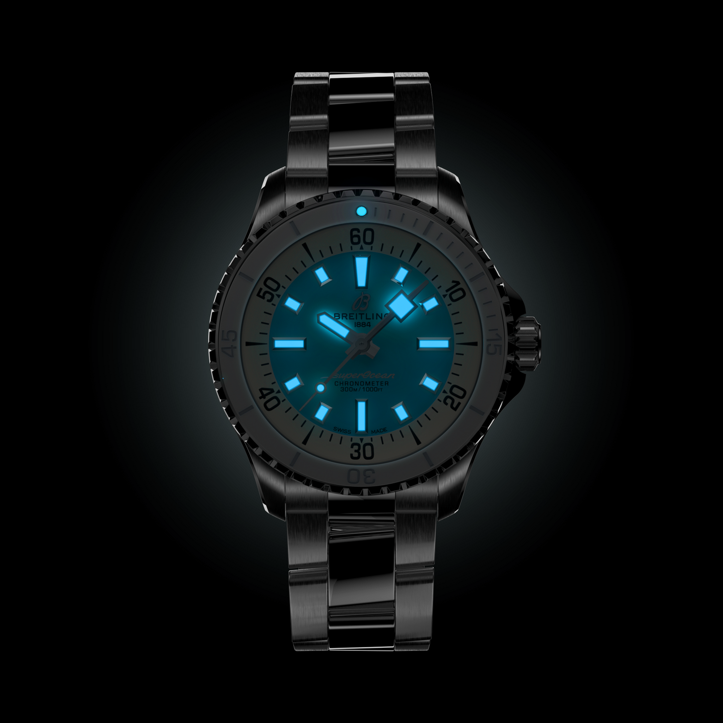 Breitling's Superocean Automatic 36 with Turquoise Dial