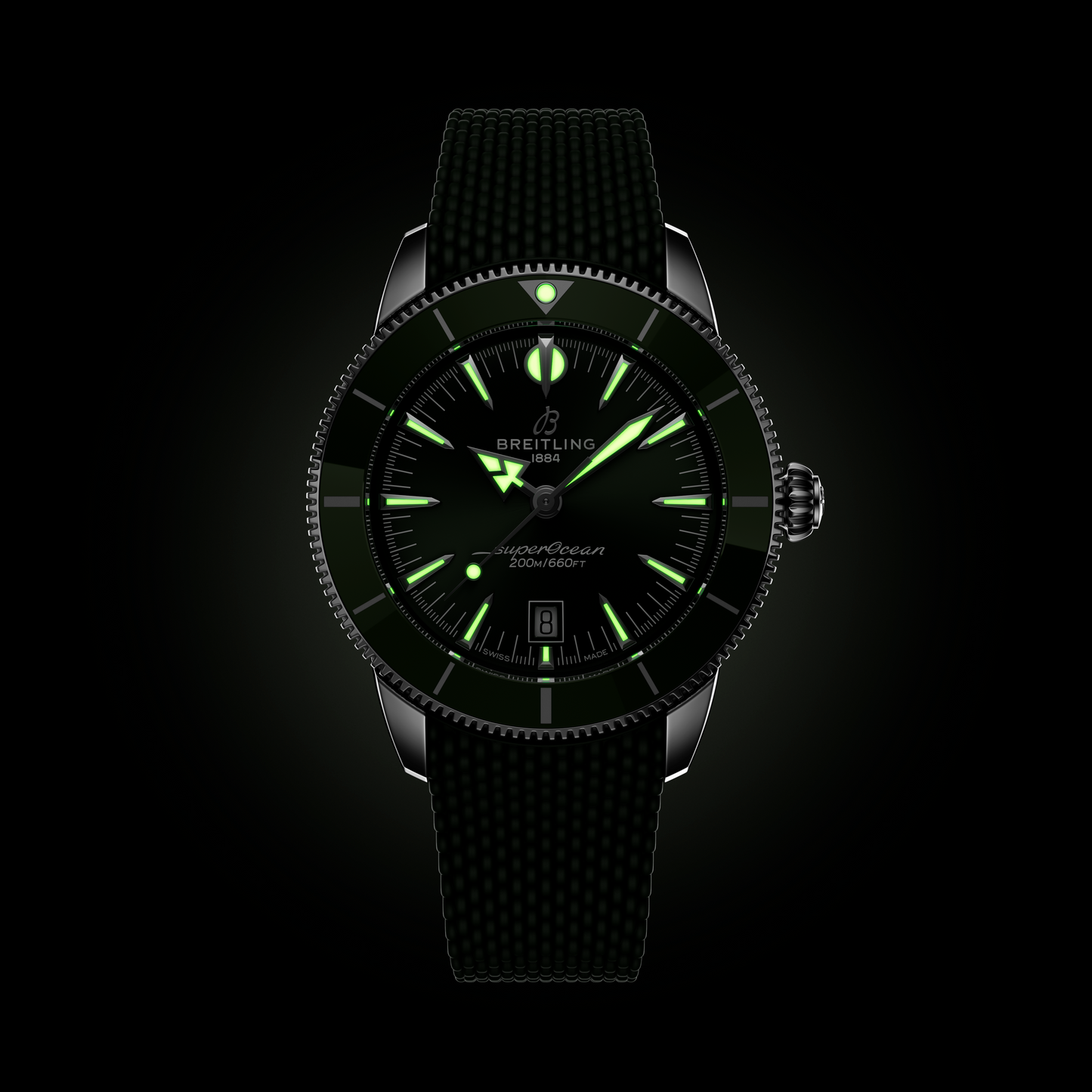 Breitling's Superocean Heritage B31 Automatic 44 with Green Dial