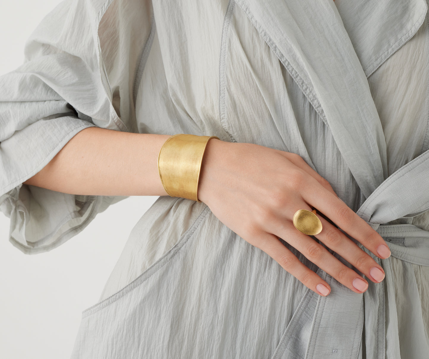 Marco Bicego's 18K Yellow Gold Lunaria Ring