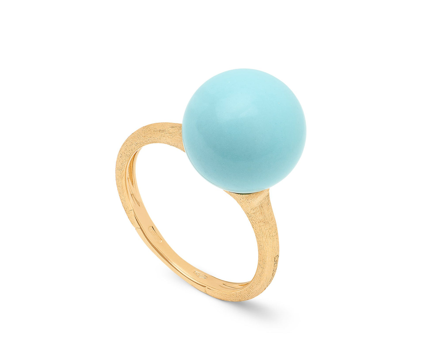 Marco Bicego's 18K Yellow Gold Africa Turquoise Ring