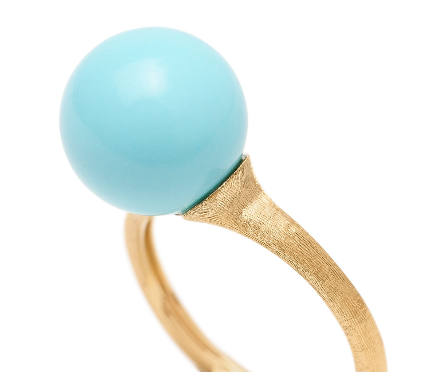 Marco Bicego's 18K Yellow Gold Africa Turquoise Ring