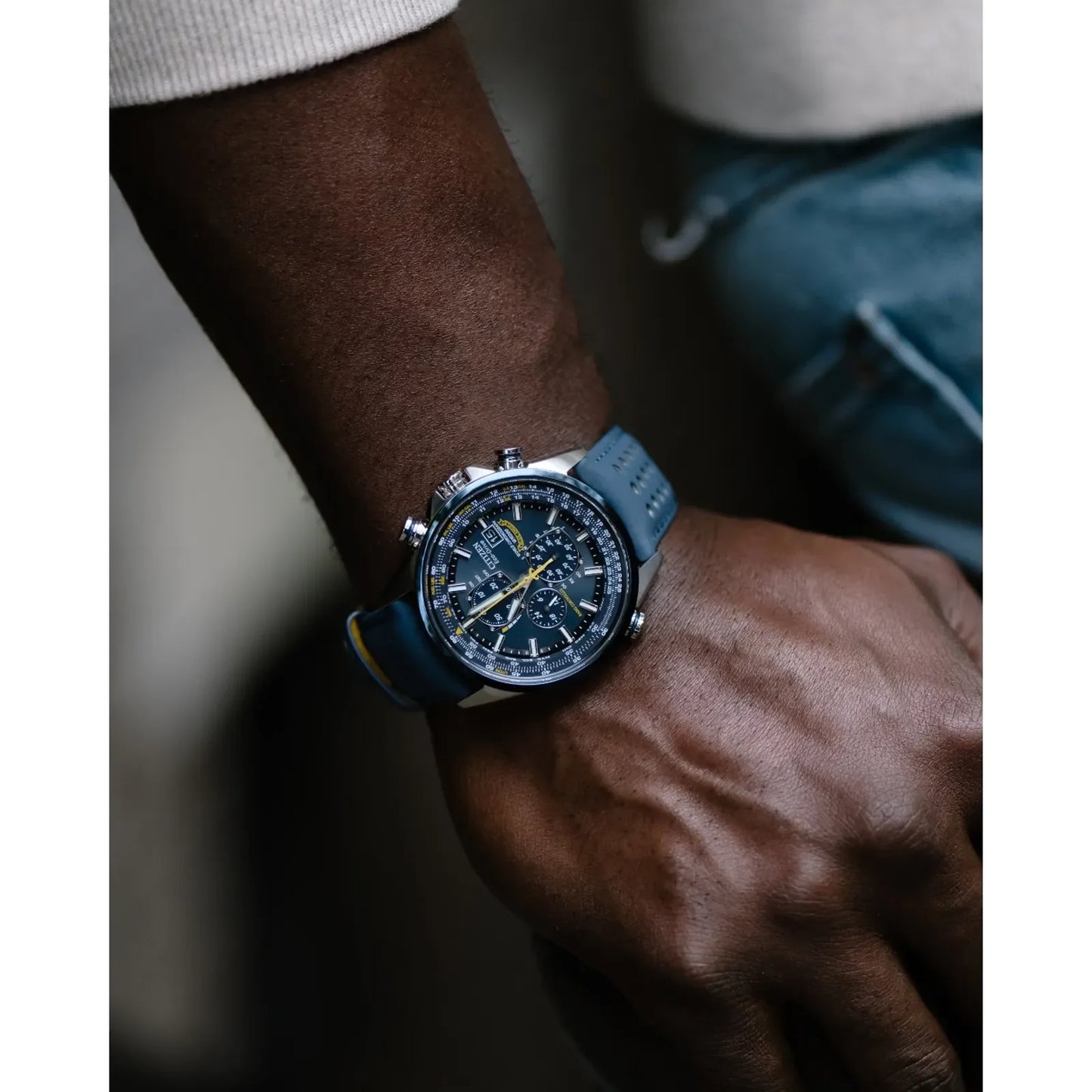 Citizen's World Chronograph A-T with Blue Dial