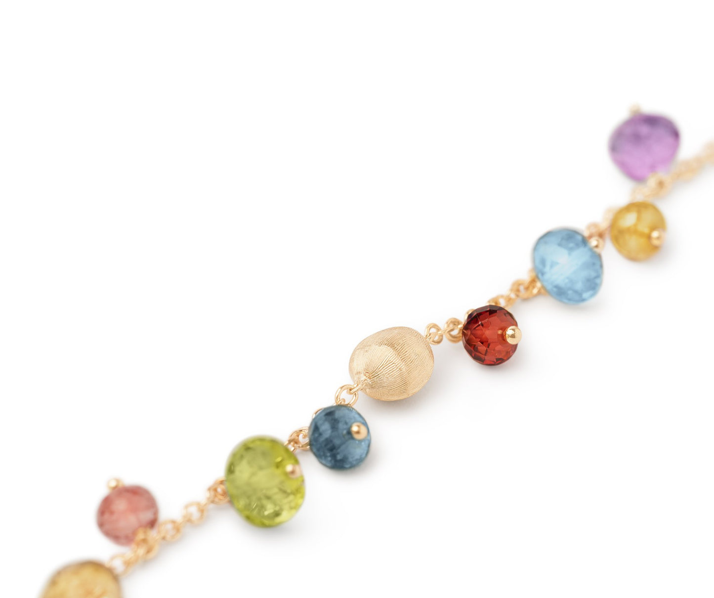 Marco Bicego's 18K Yellow Gold Africa Gemstones Single Strand Bracelet