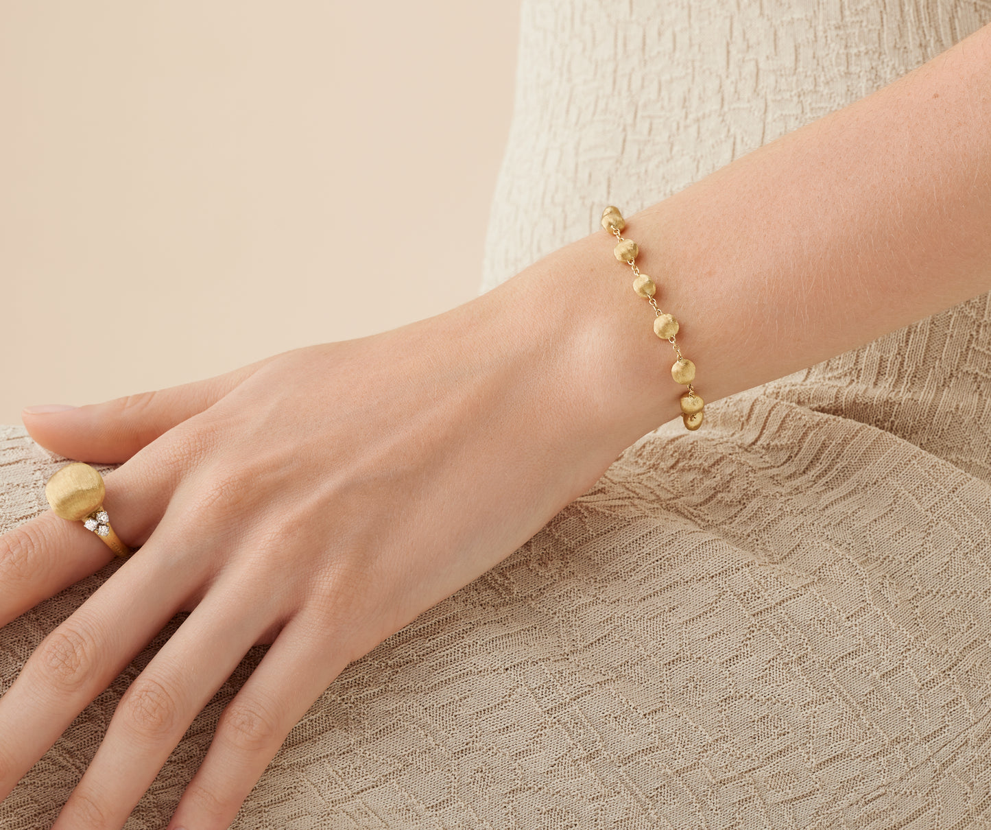 Marco Bicego's 18K Yellow Gold Africa Bead Bracelet