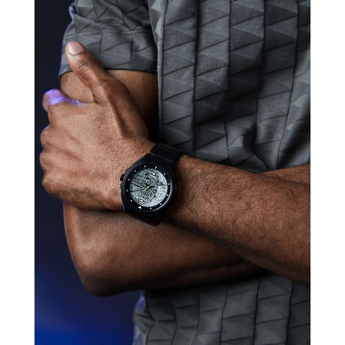 Citizen's Death Star 2 with Black & White Star Wars Dial