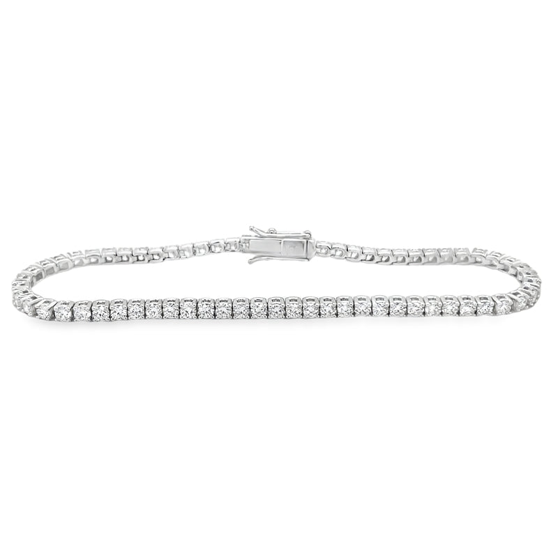 Jai's 18K White Gold Diamond Tennis Bracelet