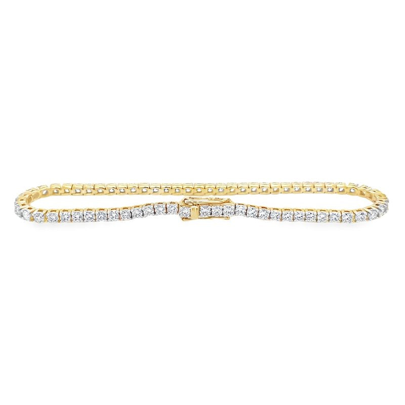 Jai's 18K Yellow Gold Diamond Tennis Bracelet