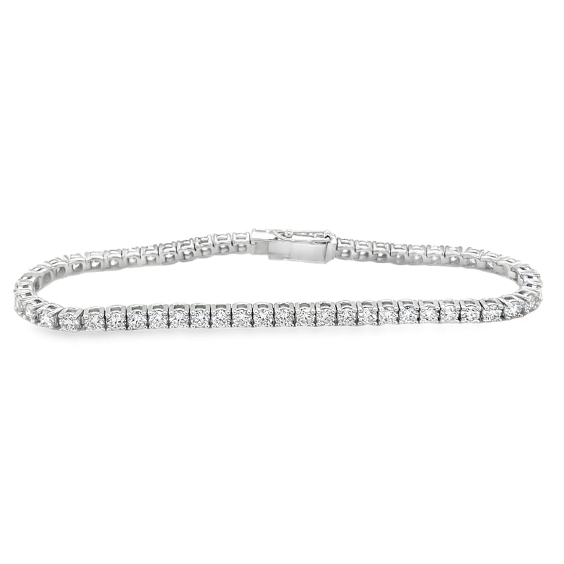 Jai's 18K White Gold Diamond Tennis Bracelet
