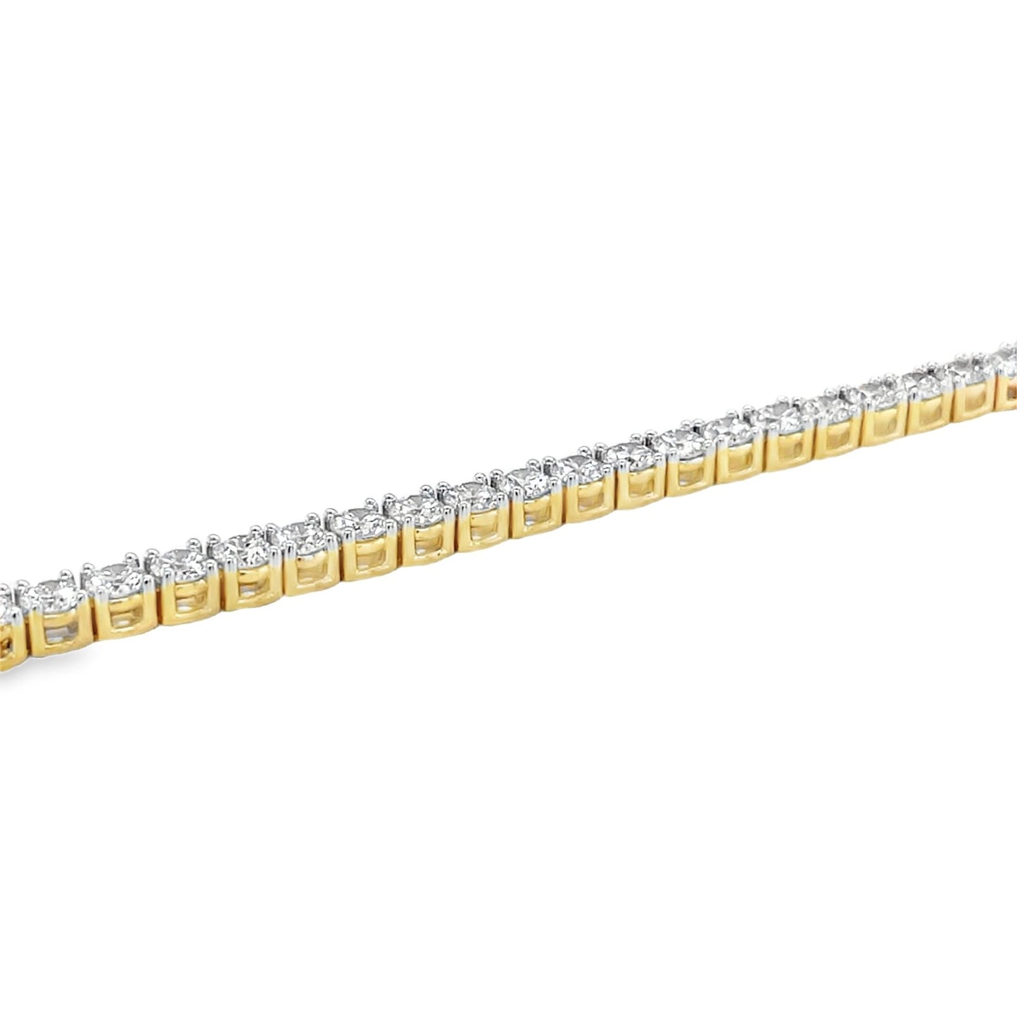 Jai's 18K Yellow Gold 6-carat Diamond Tennis Bracelet