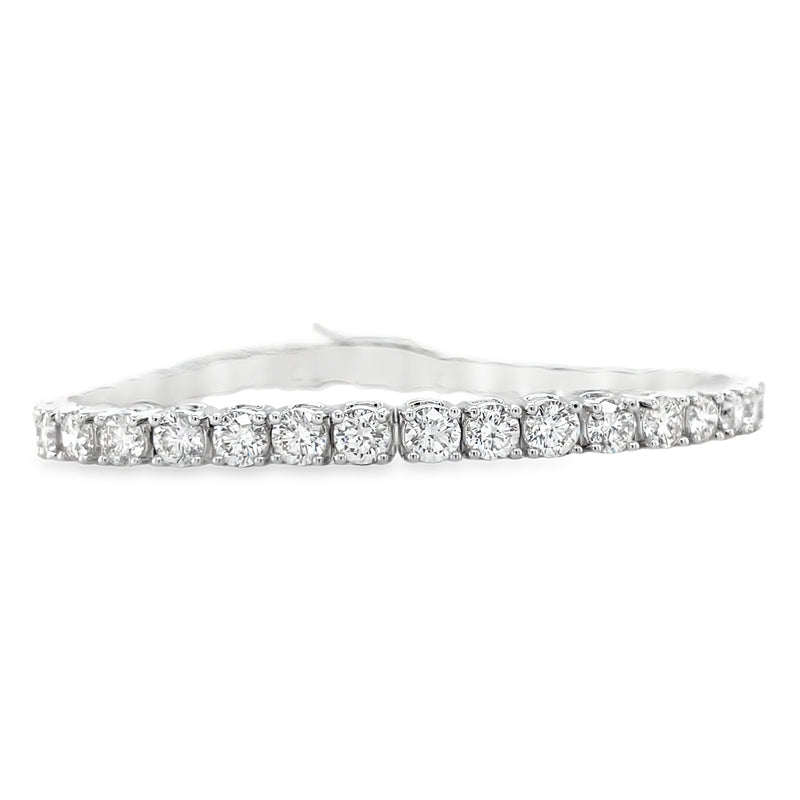 Jai's 18K White Gold Diamond Tennis Bracelet - 7"