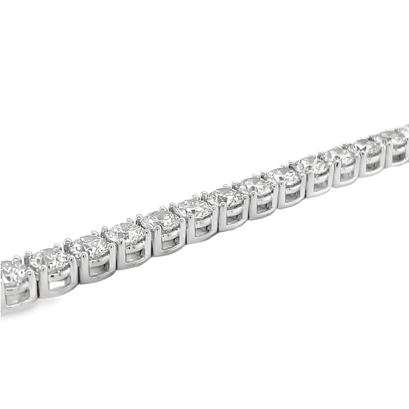 Jai's 18K White Gold Diamond Tennis Bracelet - 6.5"
