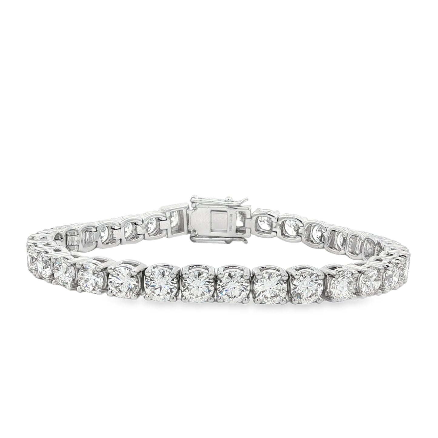 Jai's 18K White Gold Diamond Tennis Bracelet - 6.5"