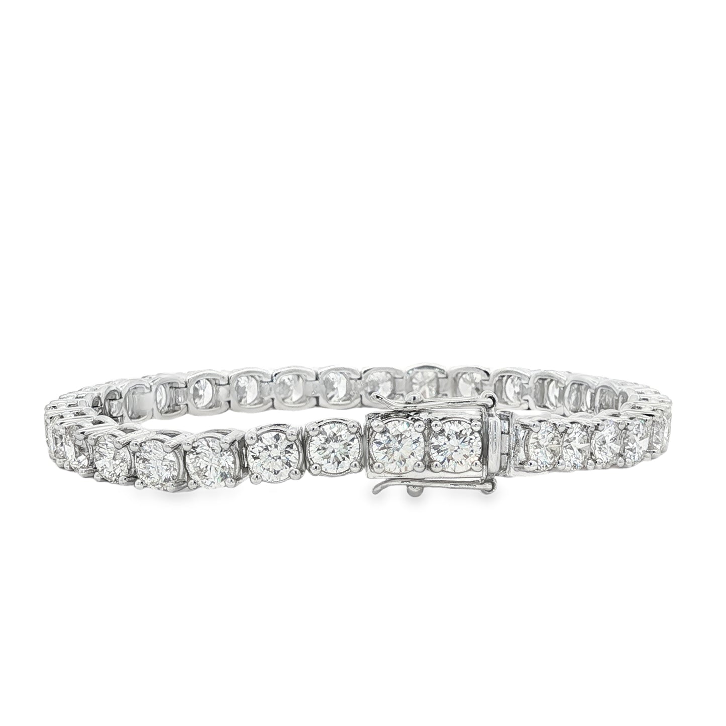 Jai's 18K White Gold Diamond Tennis Bracelet - 6.5"