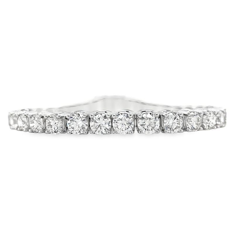 Jai's 18K White Gold Diamond Tennis Bracelet - 6.5"