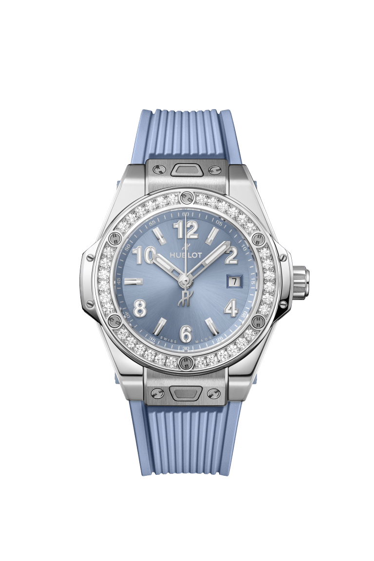 Hublot's Big Bang One Click Steel Coal Blue with Blue Dial & Diamonds