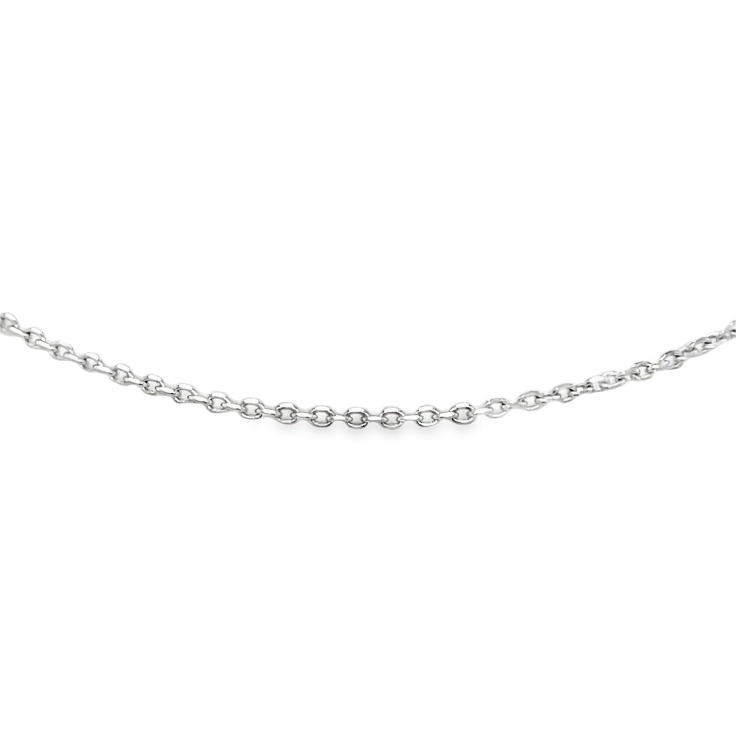 Jai's 14K White Gold Fine Cable Chain - 20"