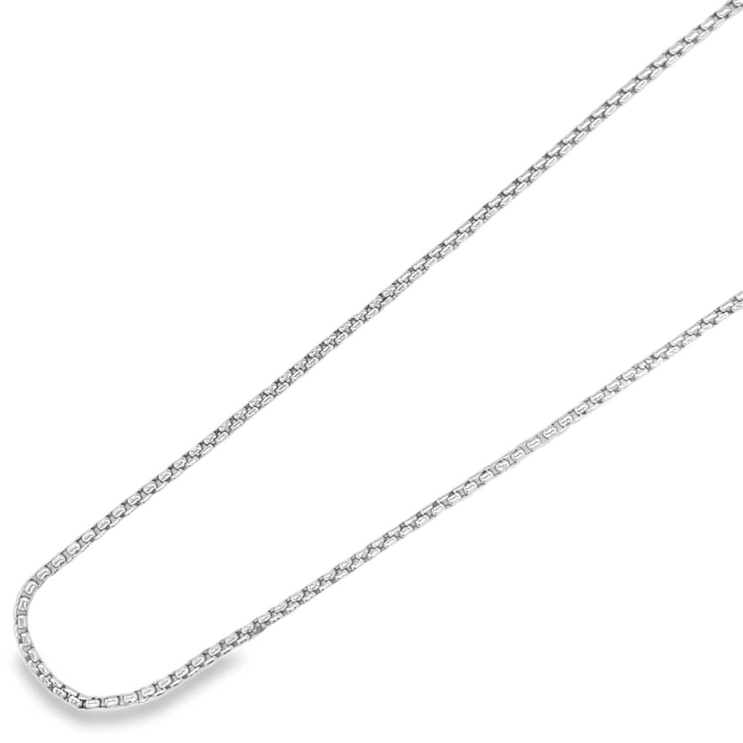 Jai's 14K White Gold Fine Box Chain