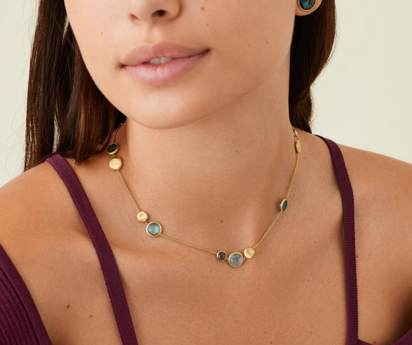 Marco Bicego's 18K Yellow Gold Jaipur Colour Necklace