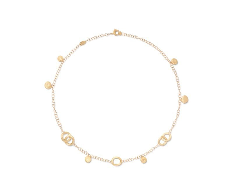Marco Bicego's 18K Yellow Gold Jaipur Link Satin Necklace