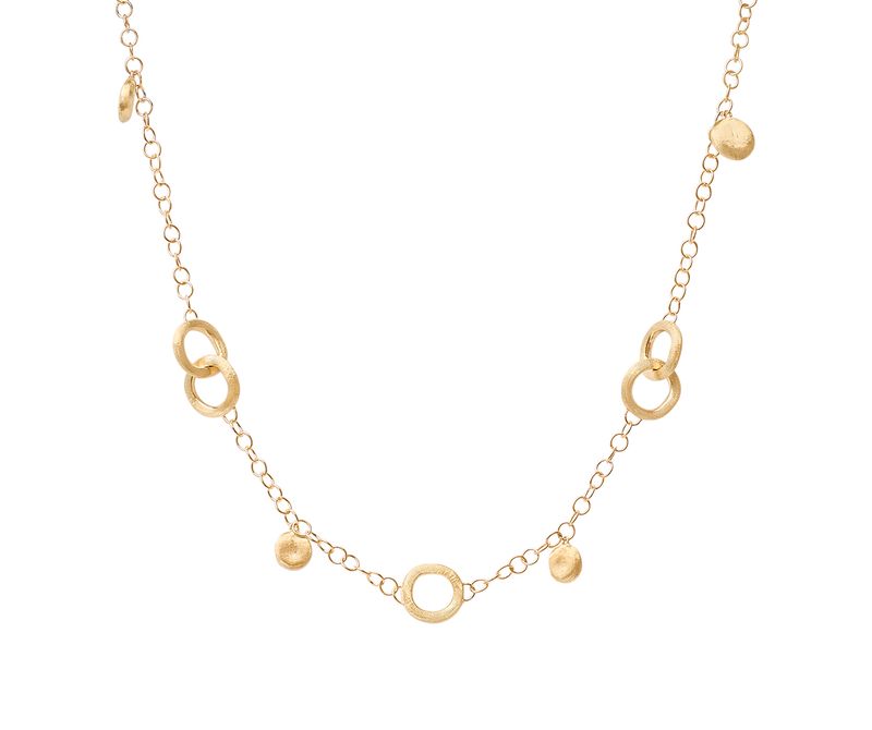 Marco Bicego's 18K Yellow Gold Jaipur Link Satin Necklace