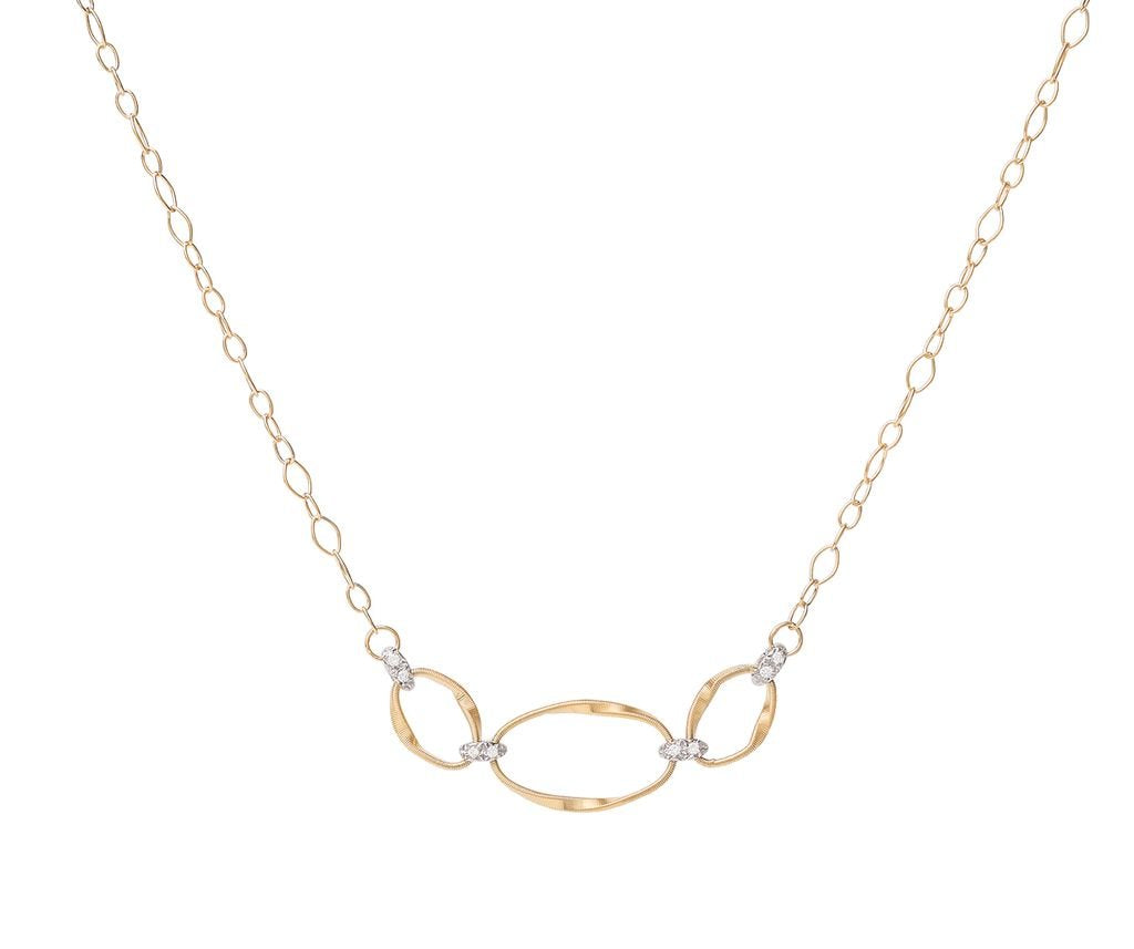 Marco Bicego's 18K Two-tone Marrakech Onde Diamond Necklace