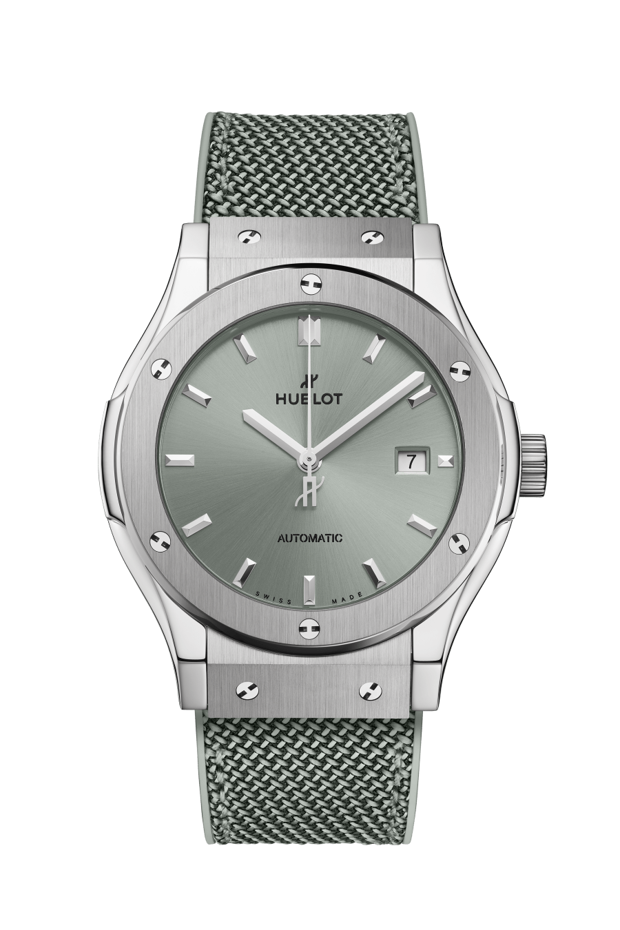 Hublot's Classic Fusion Titanium Sage Green with Sage Dial
