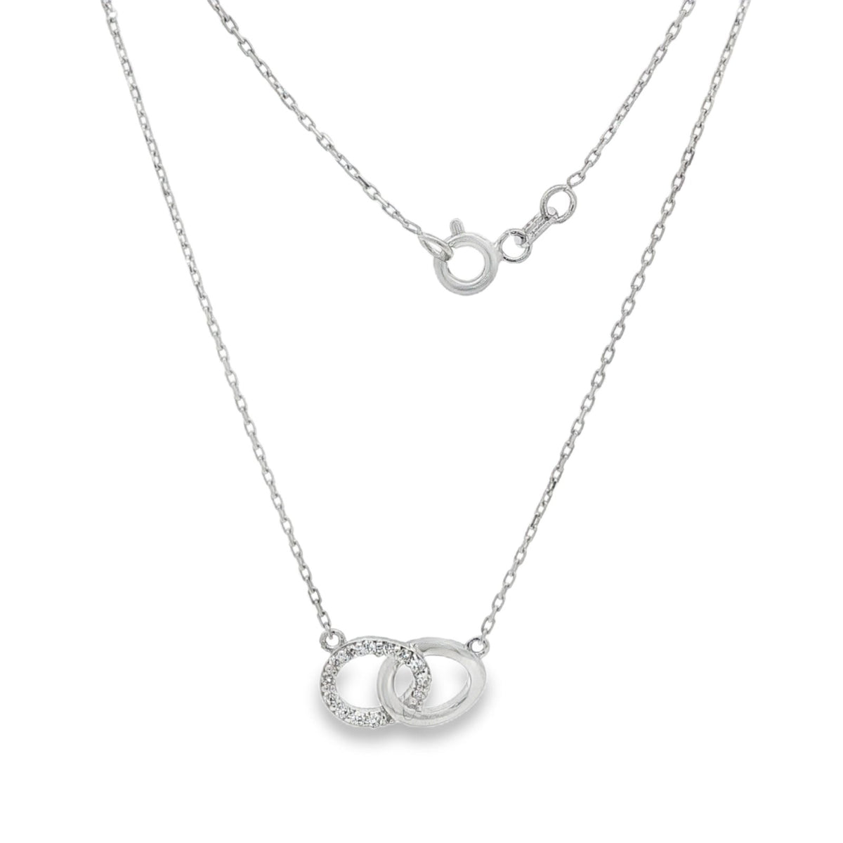 Jai's 14K White Gold Petite Diamond Infinity Necklace