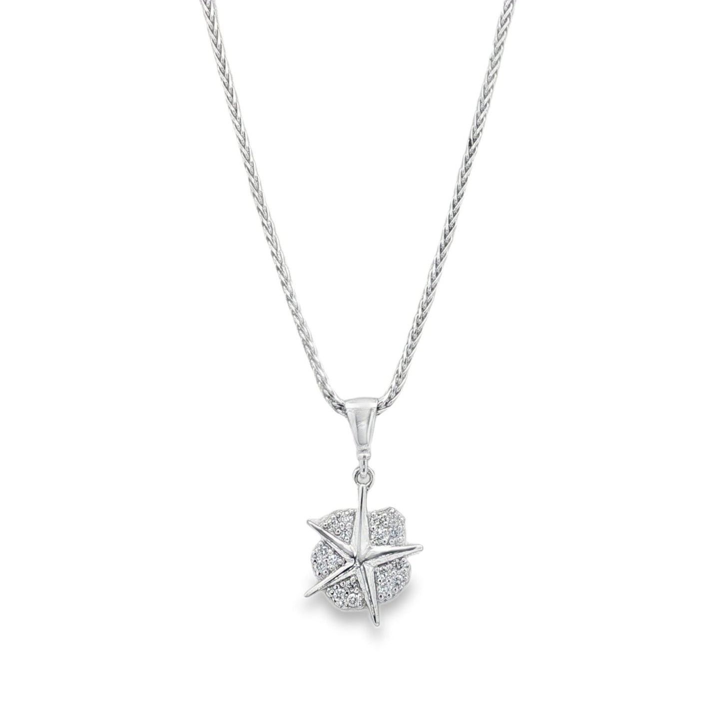 Jai's 14K White Gold Diamond Sand Dollar Pendant