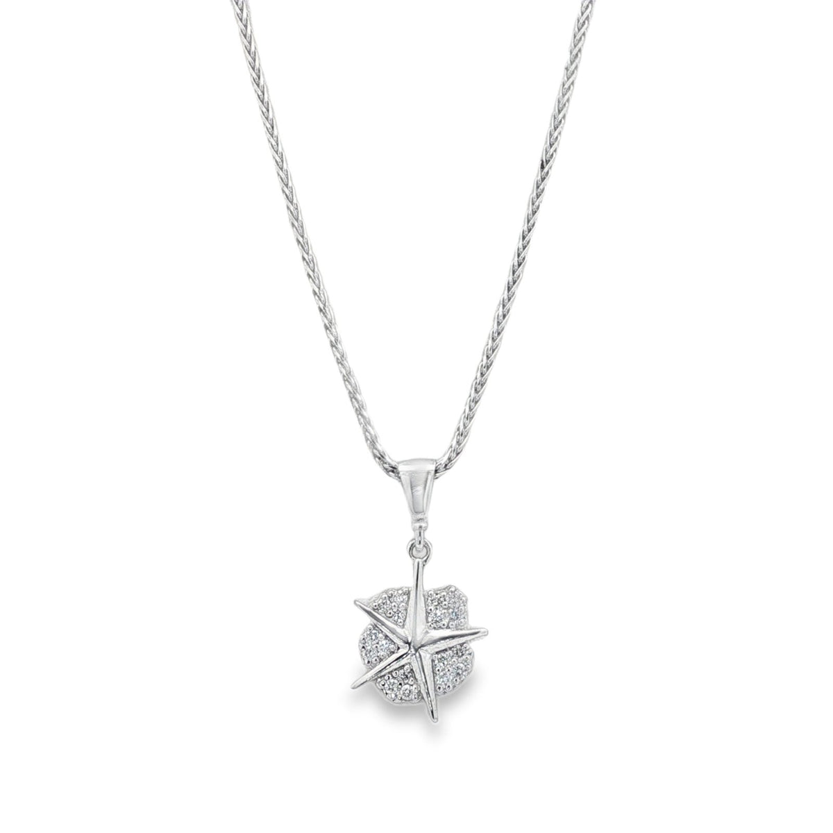 Jai's 14K White Gold Diamond Sand Dollar Pendant