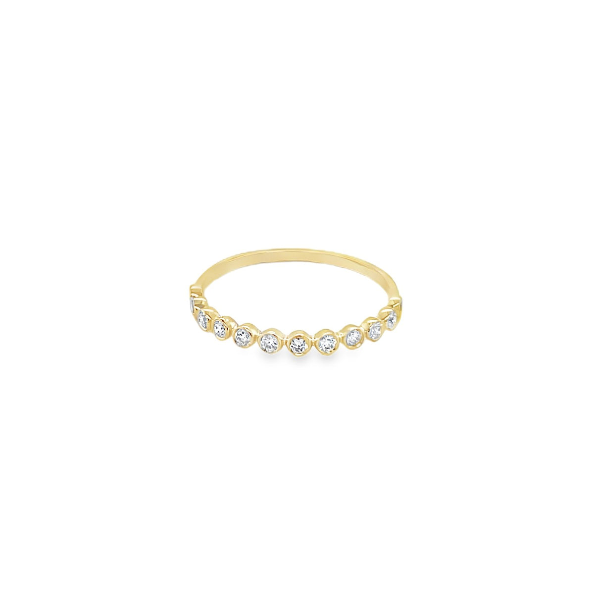 Jai's 14K Yellow Gold Petite Diamond Ring