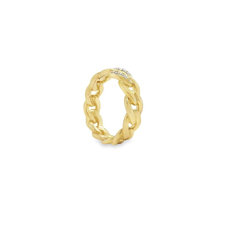 Jai's 14K Yellow Gold Diamond Links Ring