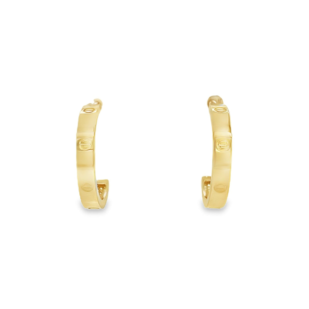 Jai's 14K Yellow Gold Half-hoop Studs