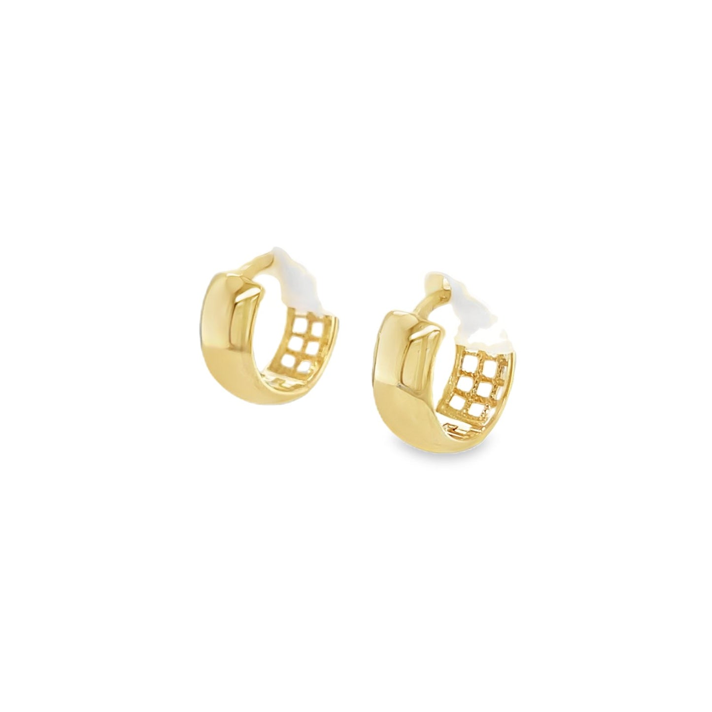 Jai's 14K Yellow Gold Petite Thick Hoops