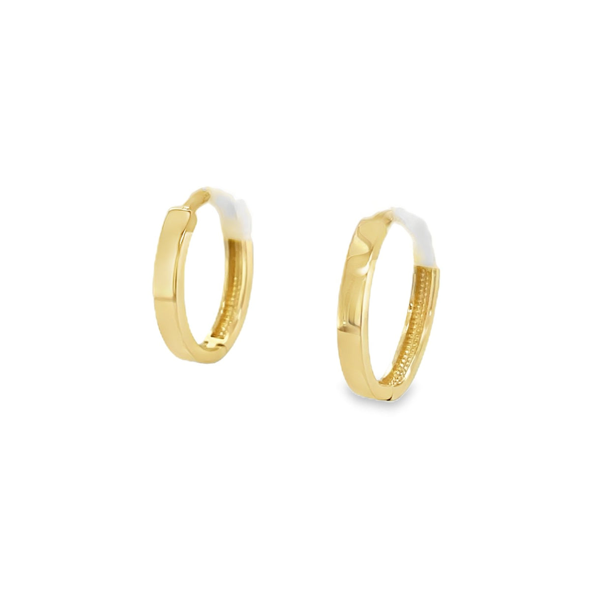 Jai's 14K Yellow Gold Thin Oval Hoops