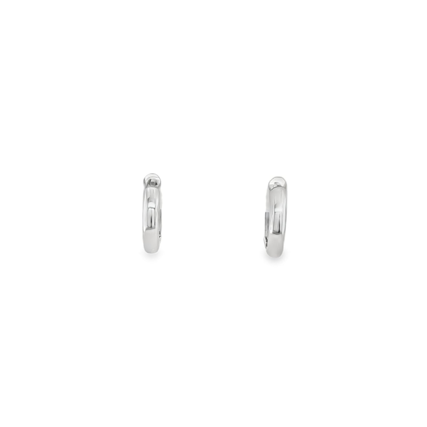 Jai's 14K White Gold Petite Huggies