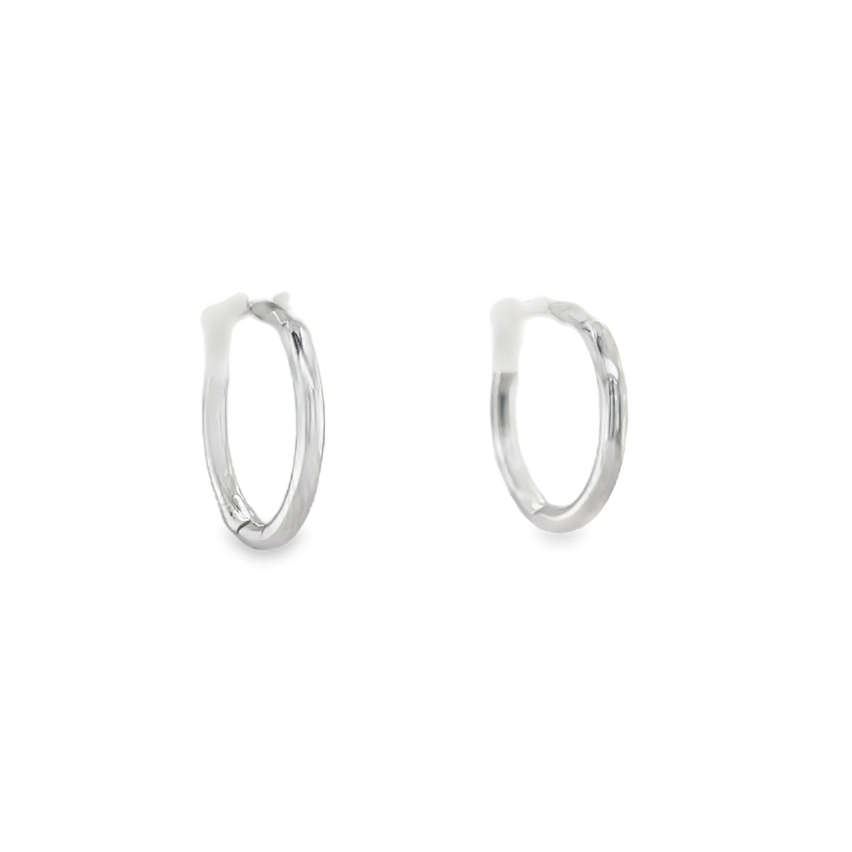 Jai's 14K White Gold Petite Ultra-thin Huggies