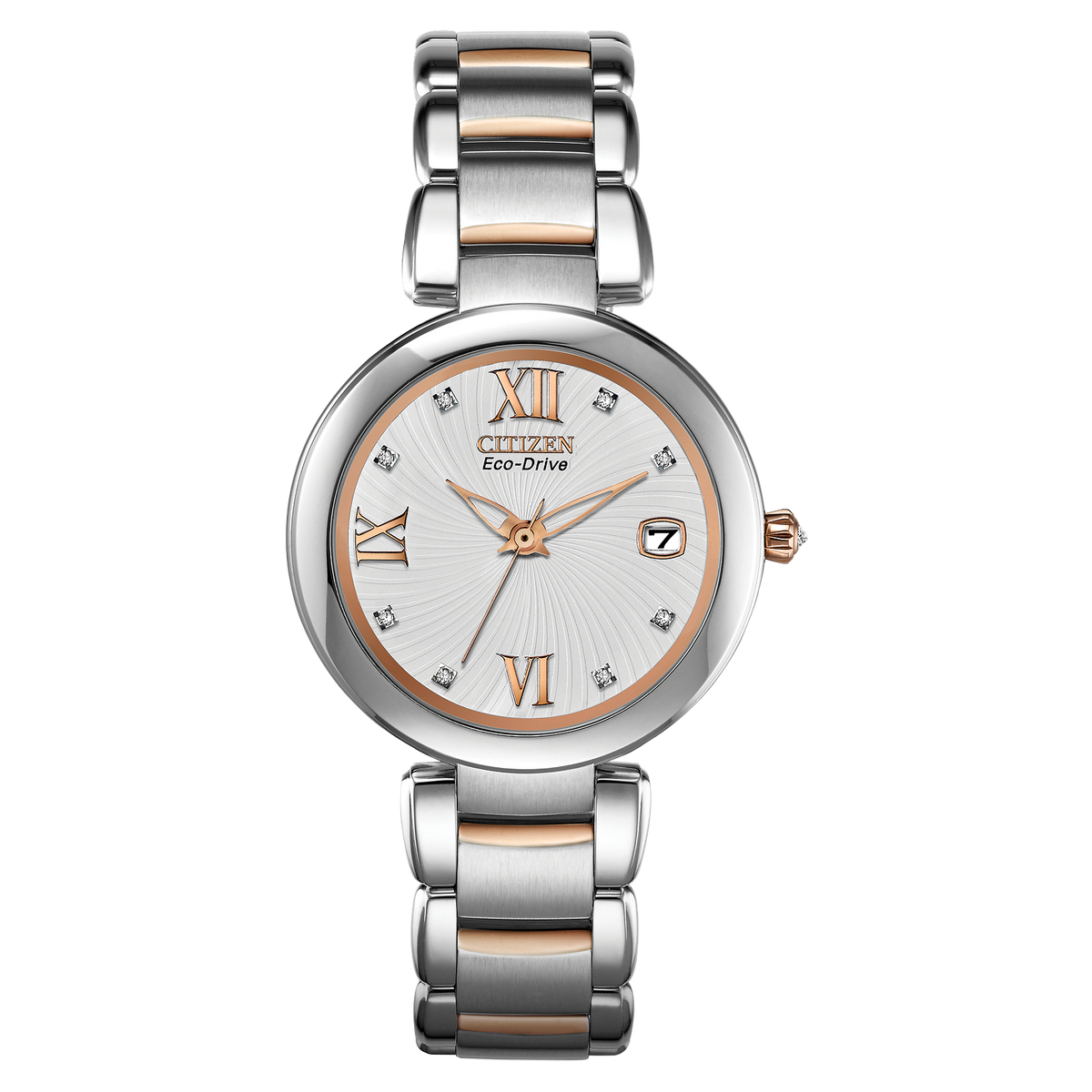 Citizen's Marne with White Dial & Diamonds