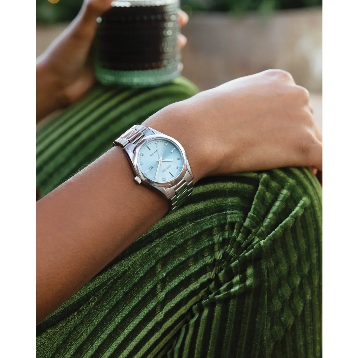 Citizen's Sport Luxury with Blue Dial & Diamonds