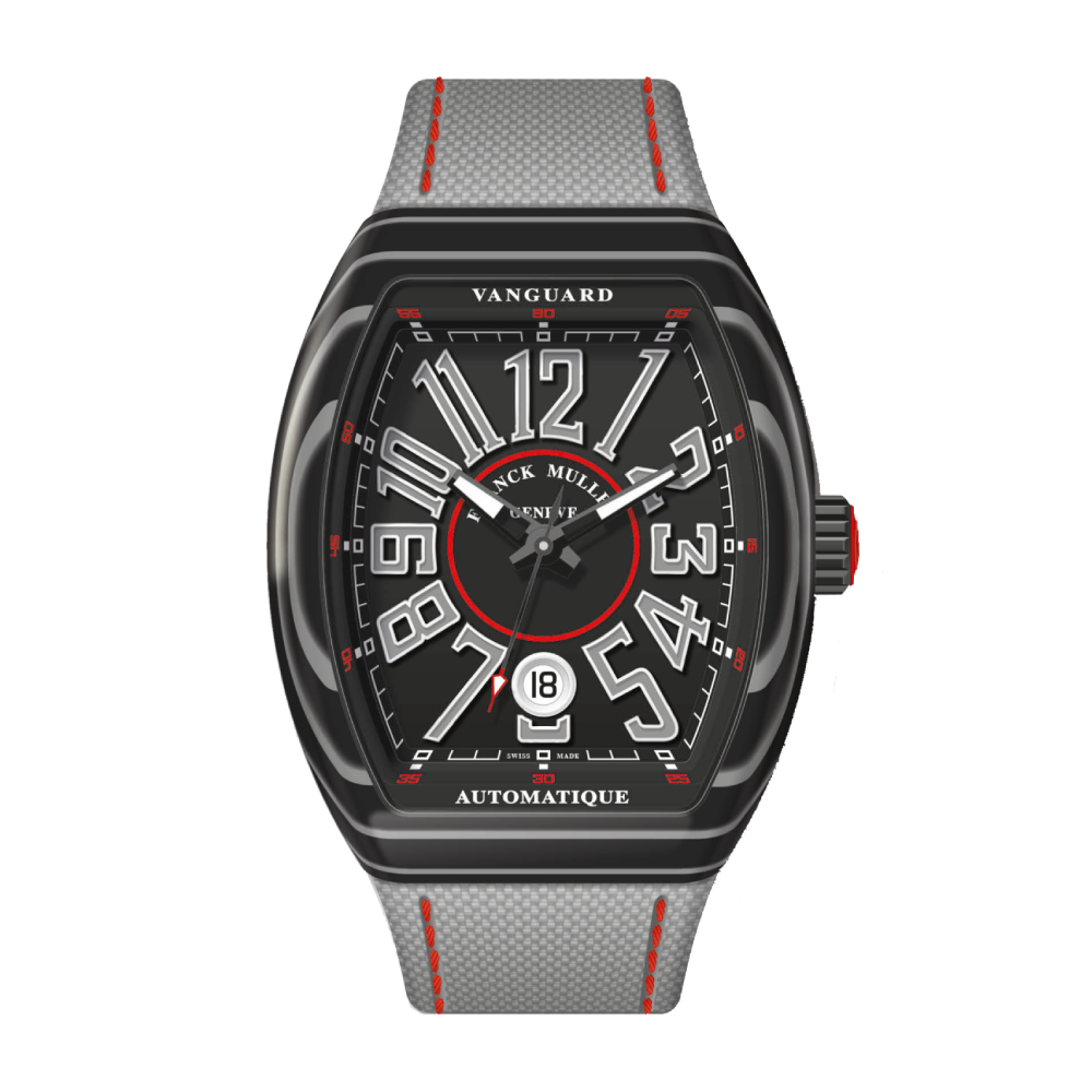 Franck Muller's Vanguard Wave Capsule with Black Dial
