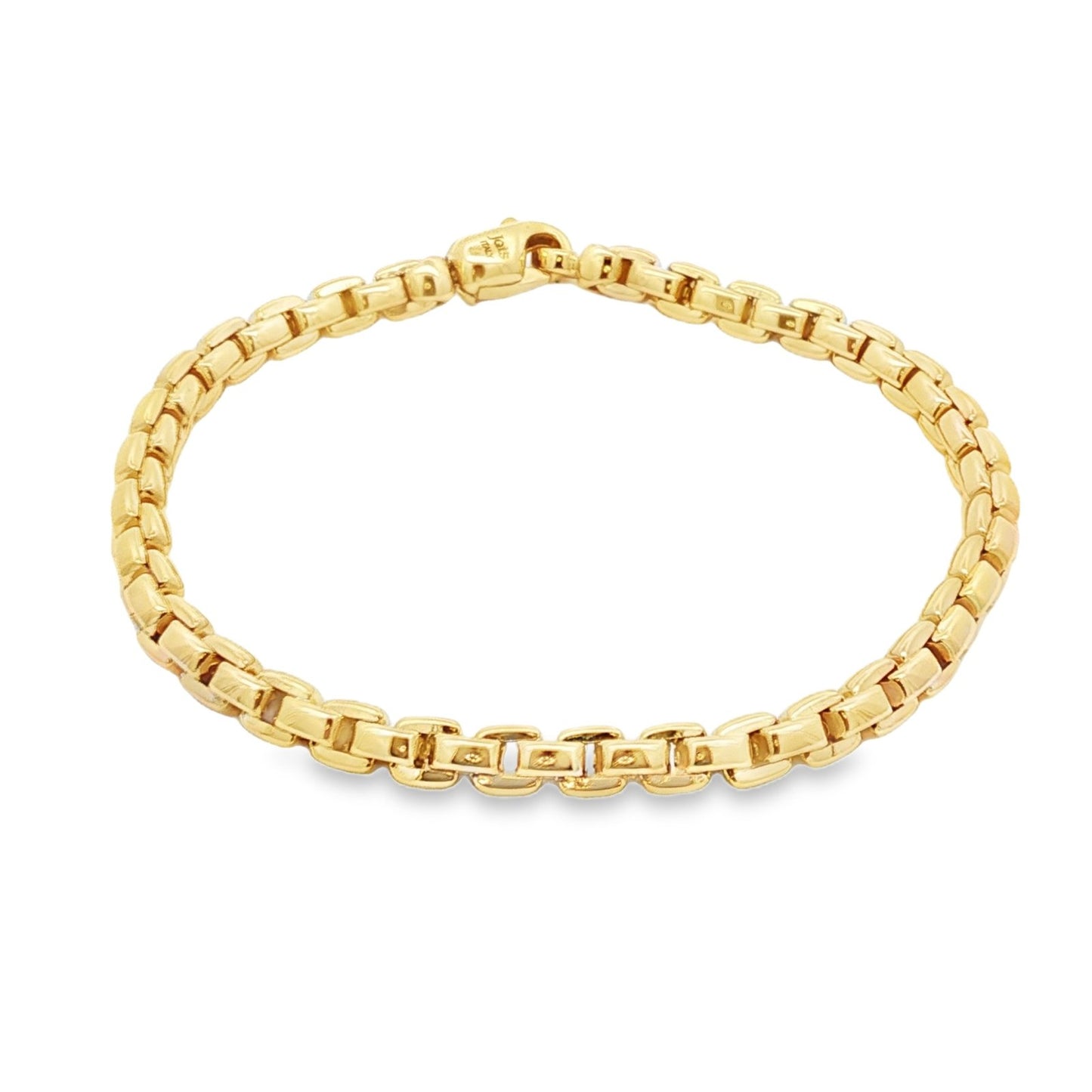 Jai's 18K Yellow Gold Box Chain Bracelet