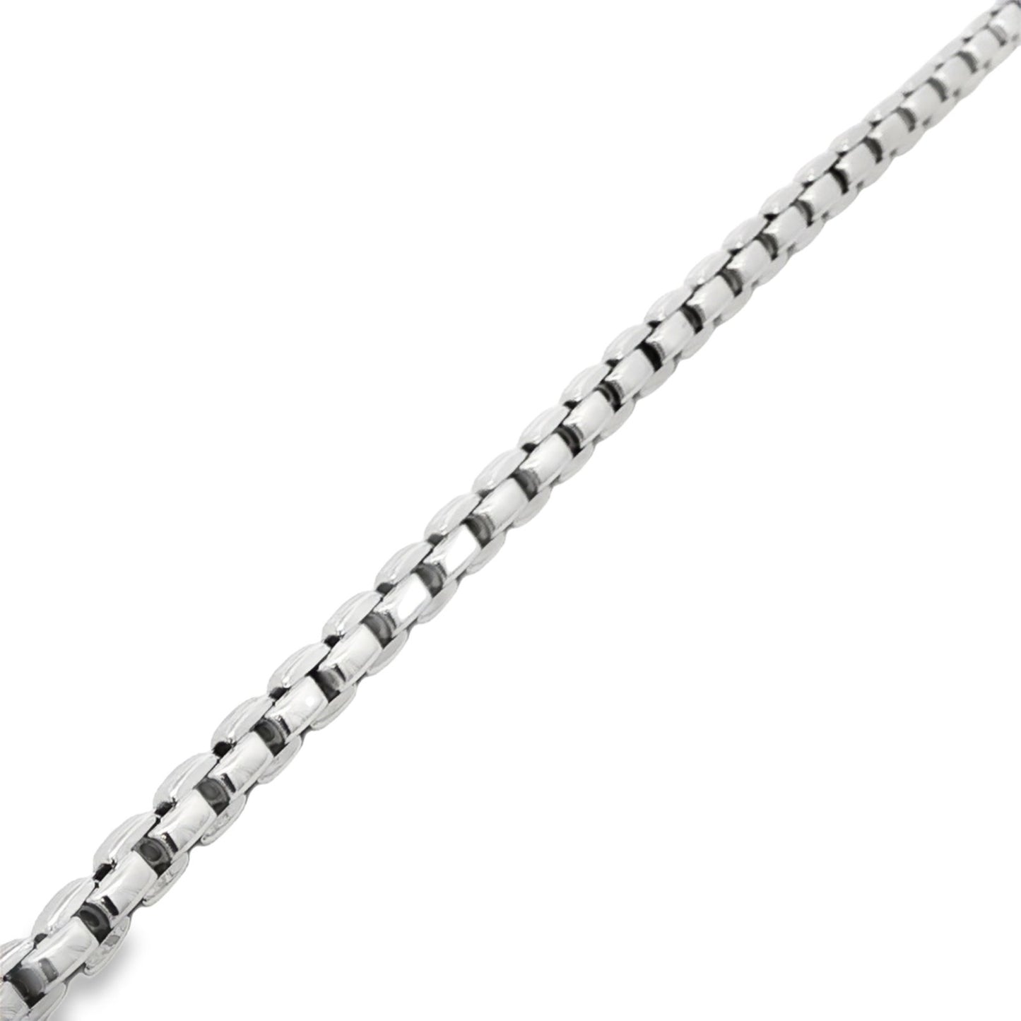 Jai's 18K White Gold Box Chain Bracelet