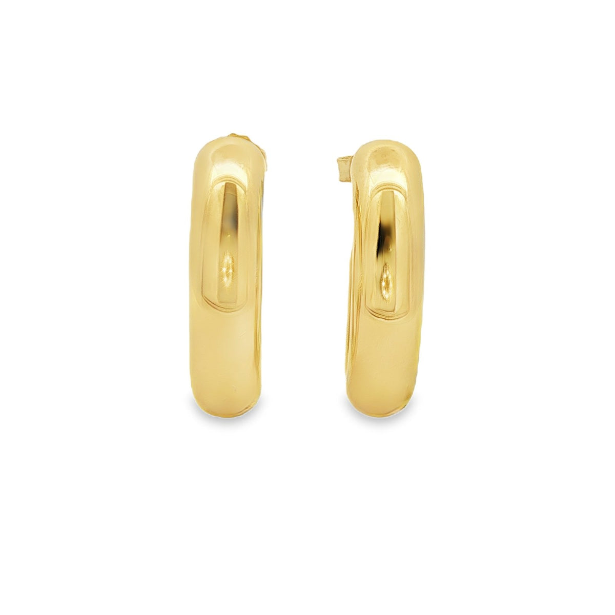Jai's 18K Yellow Gold Hooked Studs