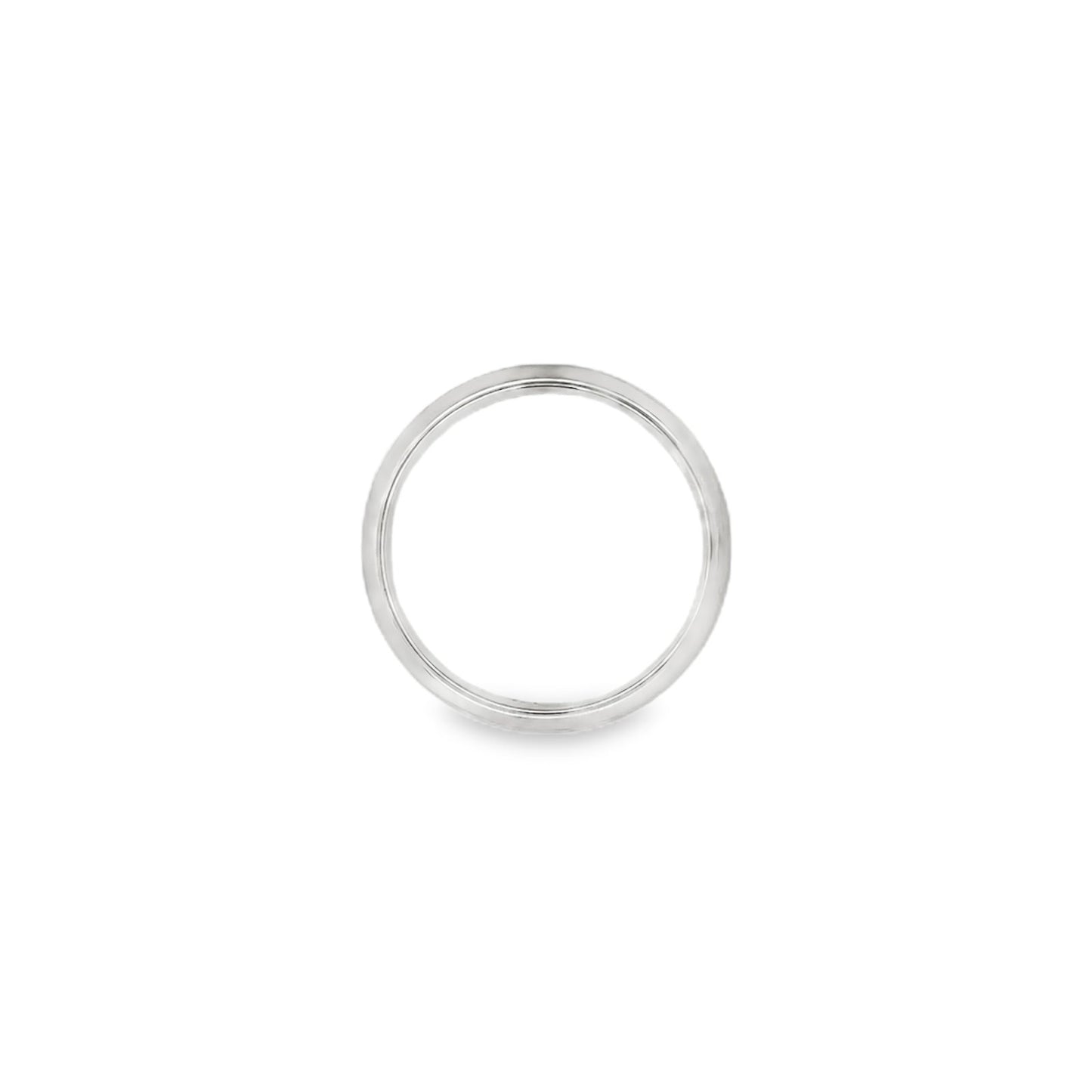 Jai's 14K Gray Gold Thick Rounded Wedding Band