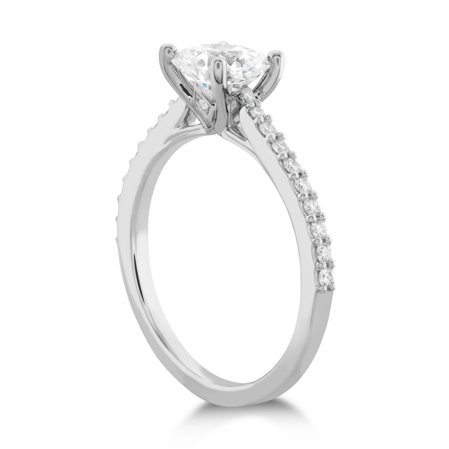 Hearts On Fire 18K White Gold Camilla Diamond Engagement Ring