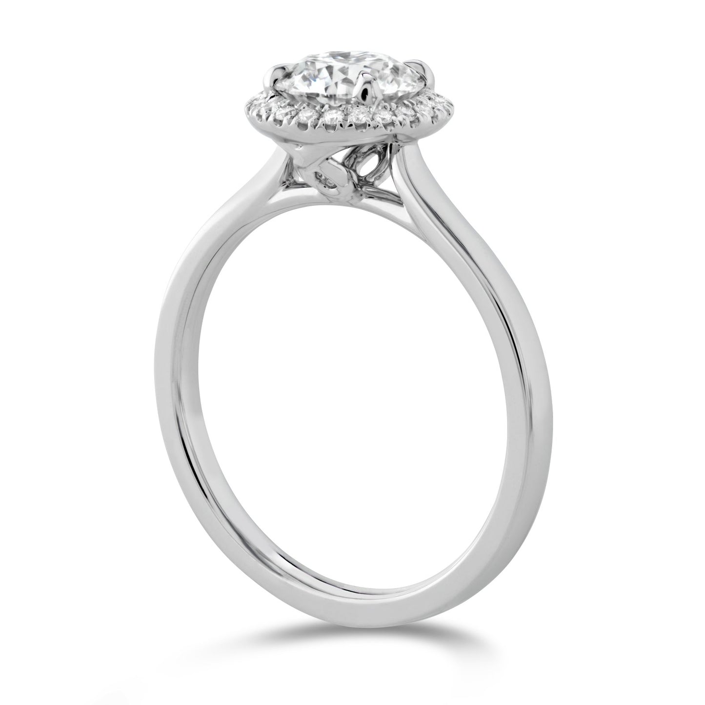 Hearts On Fire 18K White Gold Juliette Diamond Engagement Ring