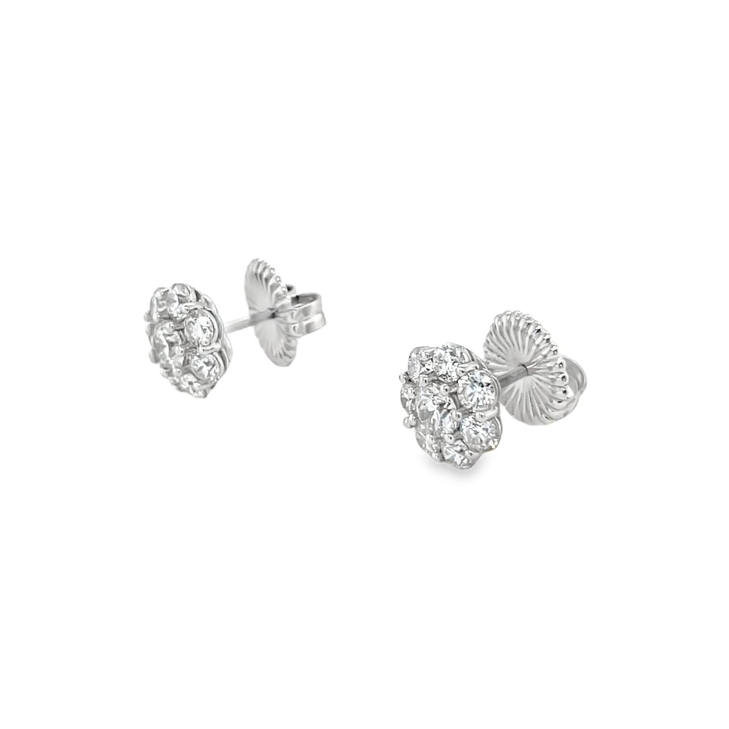 Hearts On Fire 18K White Gold Beloved Diamond Studs